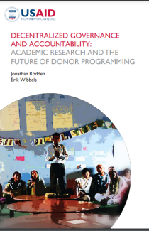 Decentralized Governance and Accountability: Academic Research and The Future of Donor Programming