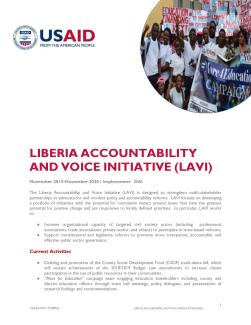 Liberia Accountability and Voice Initiative 