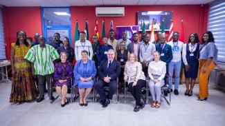 Deputy Secretary of State Campbell visits YALI RLC West Africa in Accra during Digital Solutions cohort