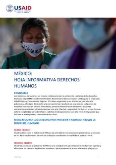 Derechos Humanos Fact Sheet