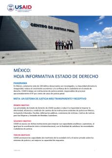 Estado De Derecho Fact Sheet