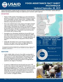 Food Assistance Fact Sheet - Mozambique