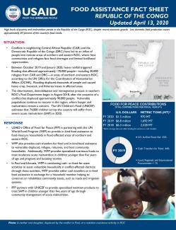 Food Assistance Fact Sheet - Republic of the Congo