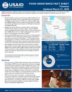 Food Assistance Fact Sheet - Tanzania