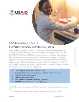 USAID SAFE Fact Sheet