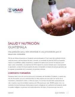 Salud y Nutrición Hoja Informativa