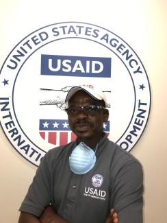  Yao Kouassi, a driver at the United States Agency for International Development's (USAID) Côte d’Ivoire office