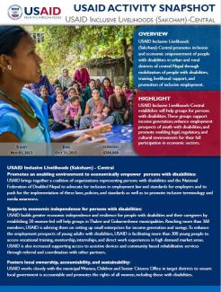 USAID INCLUSIVE LIVELIHOODS (SAKCHAM)-CENTRAL