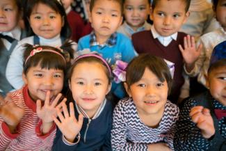 smiling children