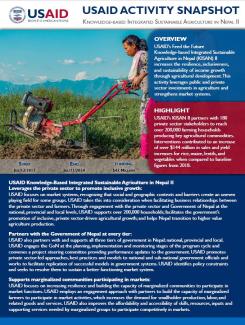 USAID Knowledge-Based Integrated Sustainable Agriculture in Nepal II