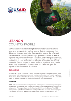 Lebanon Country Profile