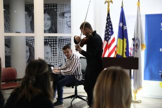 Gjakova Youth Opens New Music School With USAID Support 