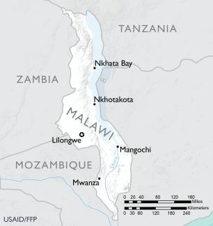 Map of Malawi