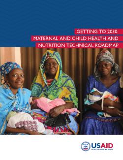 Getting to 2030: Maternal and Child Health and Nutrition Technical Roadmap Cover Image