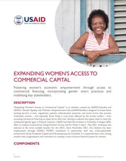 Fact Sheet Expanding Women's Access to Commercial Capital