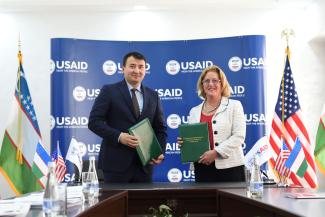 USAID and Uzbek Ministry of Agriculture sign MOU