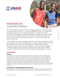 Madagascar Country Profile