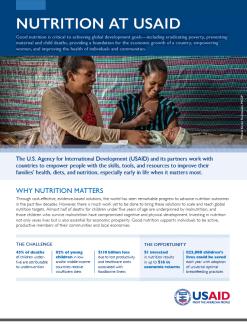 Nutrition at USAID cover image