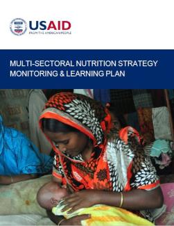 Cover image of the Multi-sectoral Nutrition Strategy M&L Plan document.