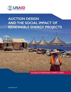 Auction Design and the Social Impacts of Renewable Energy Auctions