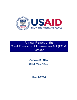 Chief FOIA Officer's Report - FY 2023