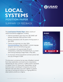 Local Systems-Summary of Feedback