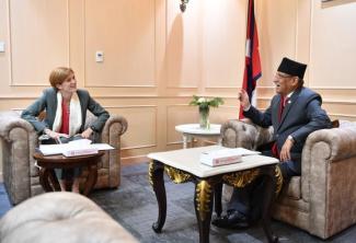 Administrator Power visits Nepal