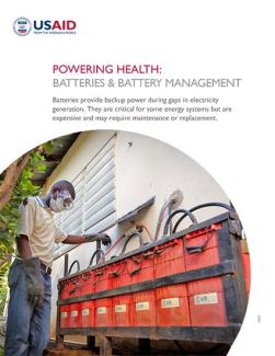 Powering Health: Batteries and Battery Management