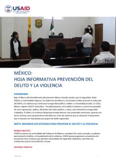 Prevención Del Delito y La Violencia