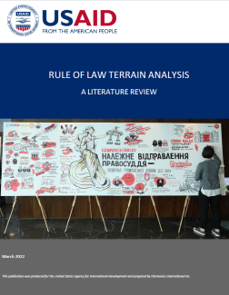 Rule of Law Terrain Analysis: A Literature Review