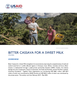 Bitter Cassava for a Sweet Milk Fact Sheet 