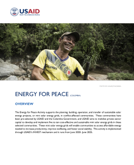 Energy for Peace Fact Sheet