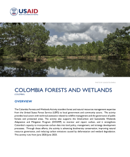 Colombia Forests and Wetlands Fact Sheet