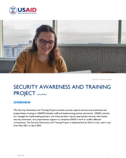 Security Awareness and Training Project Fact Sheet