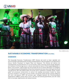 Sustainable Economic Transformation Fact Sheet