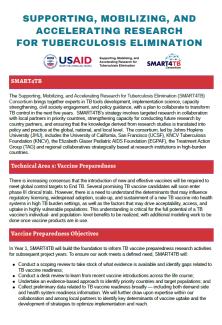 SMART4TB Technical Area 5: Vaccine Preparedness