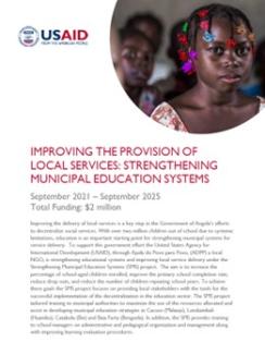 Strengthening Municipal Education Systems Fact Sheet 