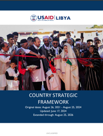 USAID/Libya Strategic Framework 2024-2026 Document