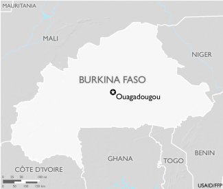 Map of Burkina Faso