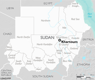 Map of Sudan