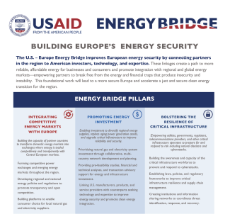 US-Europe Energy Bridge Factsheet