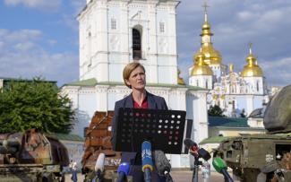 USAID Administrator Samantha Power visits Ukraine.