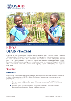 USAID 4TheChild Fact Sheet