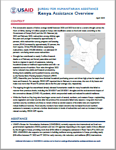 USAID-BHA Kenya Assistance Overview - April 2023