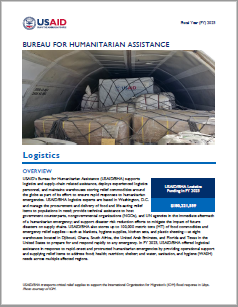 USAID-BHA Logistics Sector Update FY 2023