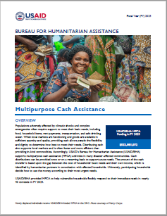 USAID-BHA MPCA Sector Update FY 2023