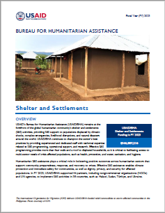 USAID-BHA Shelter and Settlements Sector Update FY 2023