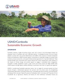 USAID/Cambodia - Sustainable Economic Growth Factsheet