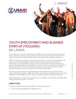 USAID/Sri Lanka Fact Sheet: YouLead