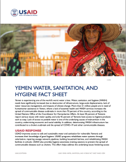 First page of WASH fact sheet